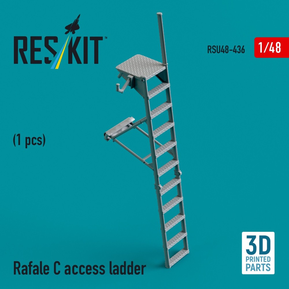 Rafale C Access Ladder (3D Printed) Scale 1:48 RSU48-0436 for Plastic Model Kit