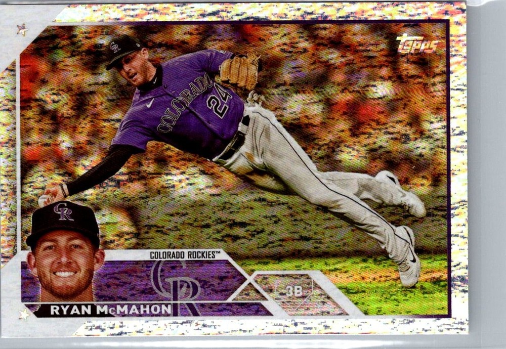 Ryan McMahon 2023 Topps Factory Set Foilboard Parallel #/426 Colorado Rockies