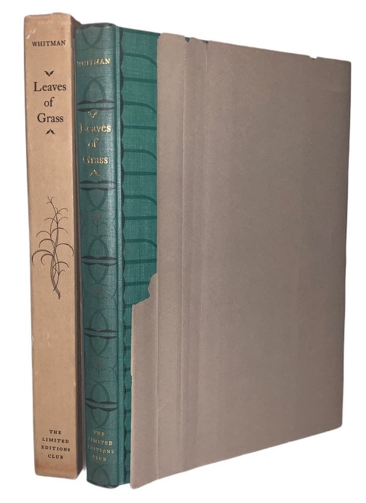 Walt Signed Limited Edition Whitman / Leaves of Grass 1st Limited Editions Club