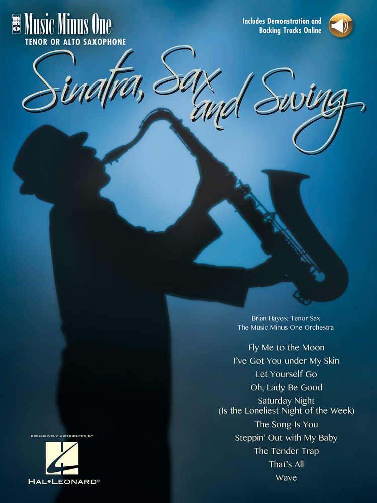 Sinatra Sax & Swing Tenor Sax Solo Sheet Music Minus One Book & Play-Along Audio
