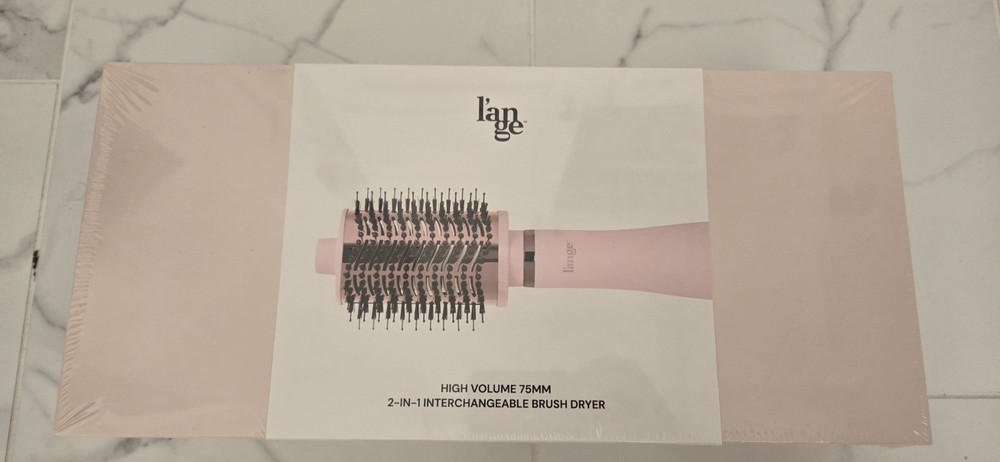 L'Ange High Volume 75mm 2-in-1 Interchangeable Brush Dryer Pink