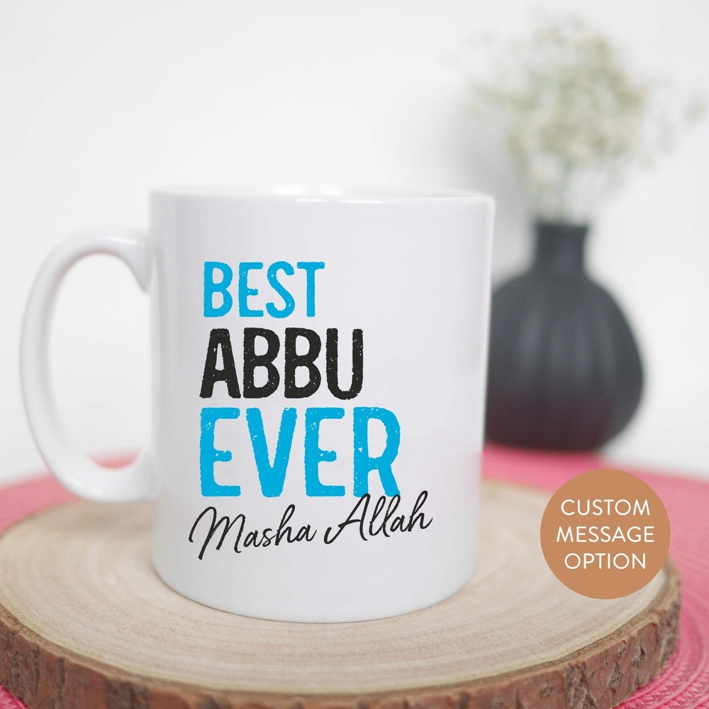 Islamic Mug Gift Best Abbu Ever Muslim Fathers Day Gift Coffee Mug