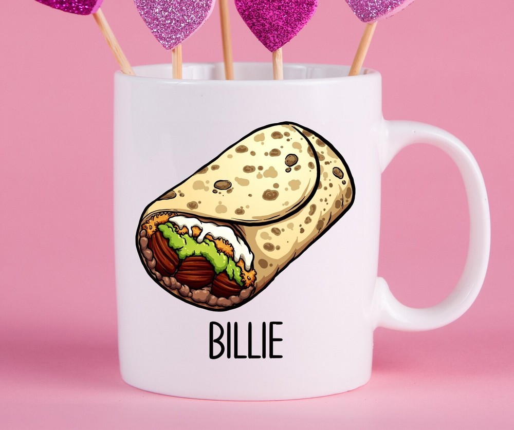 Personalized Burrito Mug Burrito Gift Ideas Burrito Cup Gifts For Burrito Lovers