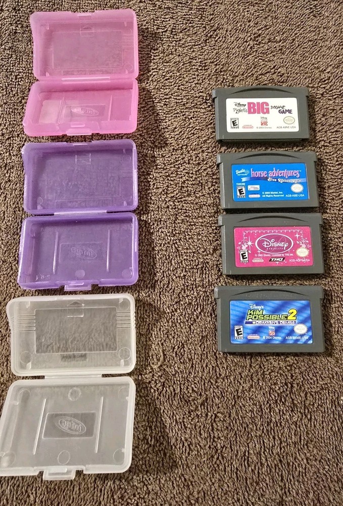 Lot Of 4 Nintendo Gameboy Advance Games, Cartridges Only