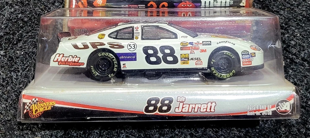 Dale Jarrett Winners Circle 1 24 Diecast Car UPS Herbie Fully Loaded