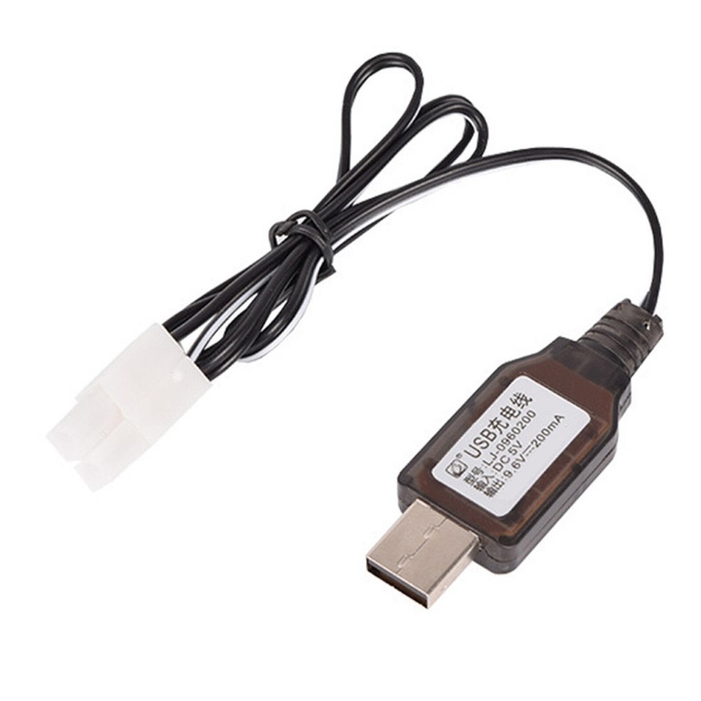 60cm USB NiCd NiMH Battery Charger Cable for RC Cars Boats Planes  