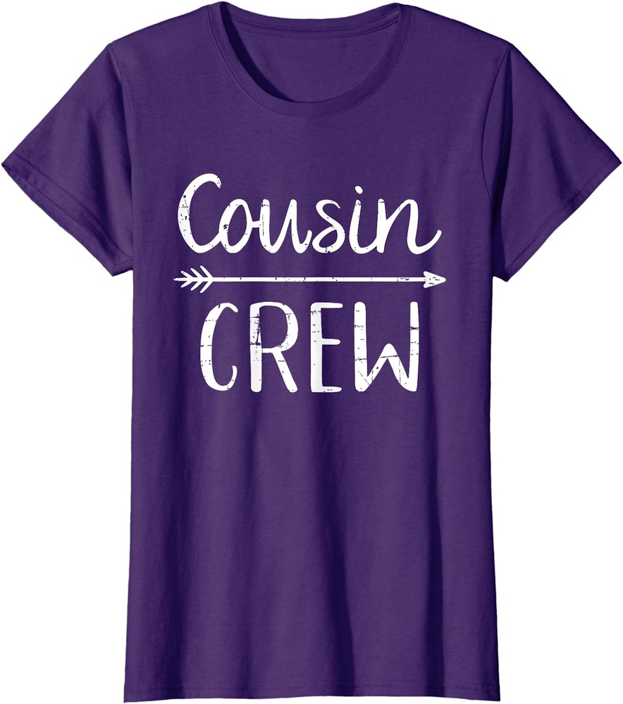Cousin Crew Funny Quotes Humor Funny Gift Ladies' Crewneck T-Shirt