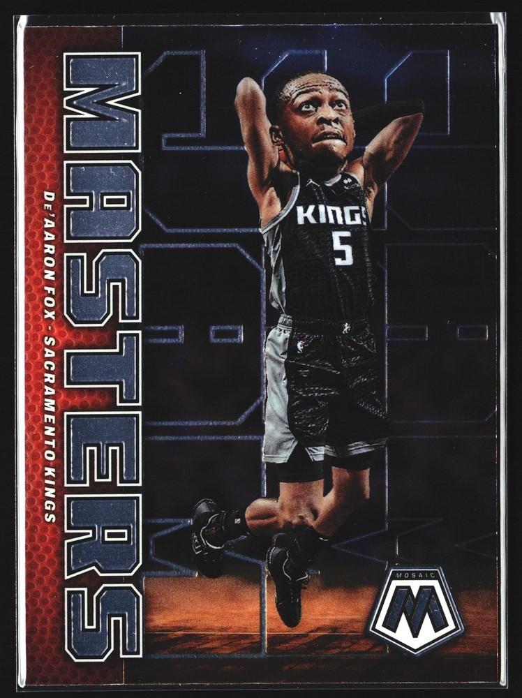 2022-23 Panini Mosaic Jam Masters De'Aaron Fox Kings Card No.5