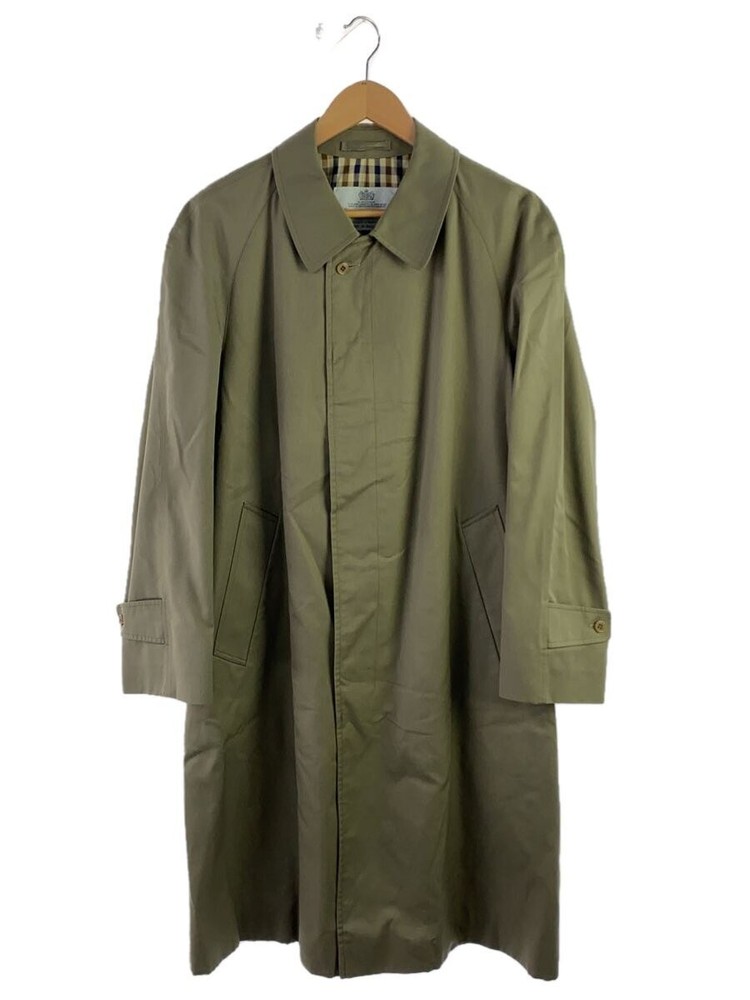 Aquascutum  Steel Collar Coat/-/Cotton/Khk/Plain 3398