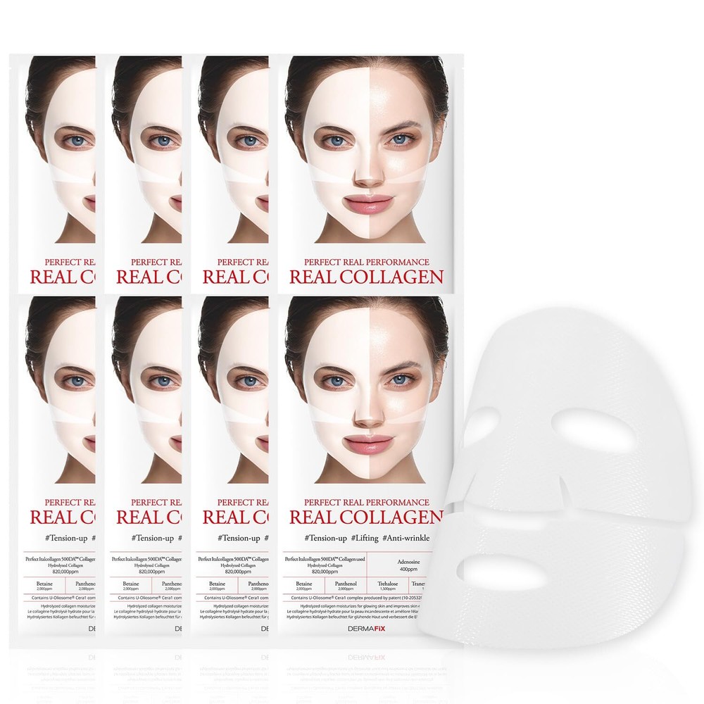 REALCOLLAGEN Hydrolyzed Collagen Face Mask for Lifting and Pore Minimizing 23g  