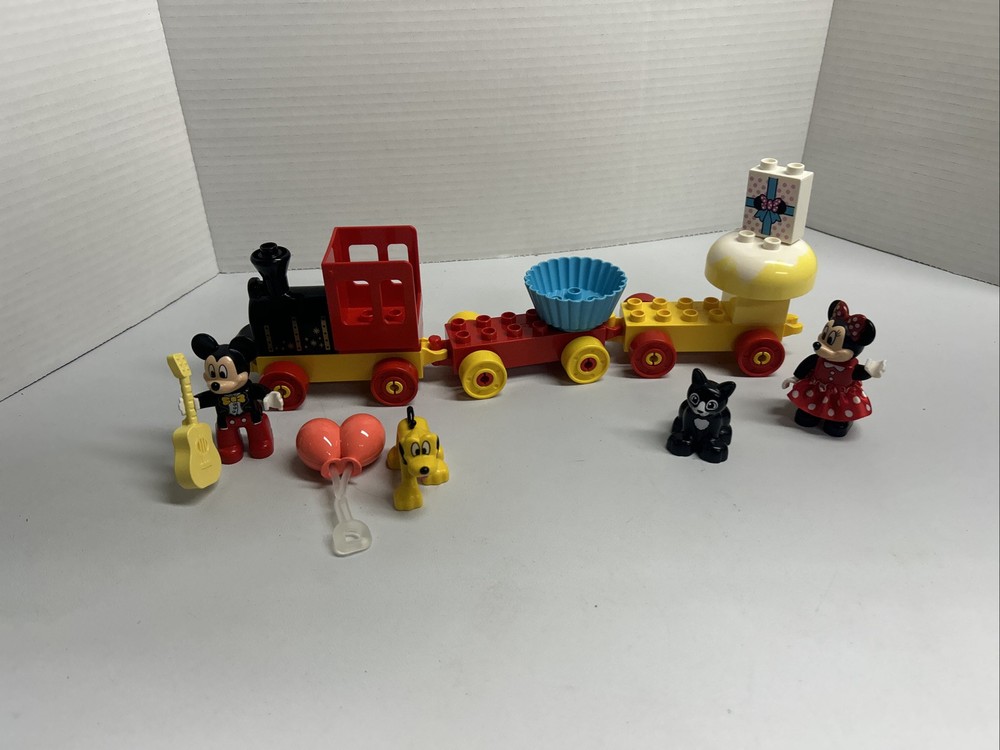 Lego Duplo Mickey & Minnie Birthday Train Incomplete See Pics.    B11