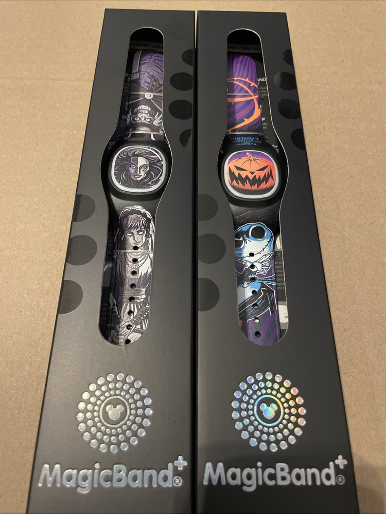 *Sold As A Pair!* Disney Haunted Mansion & Nightmare Before Christmas MagicBand+