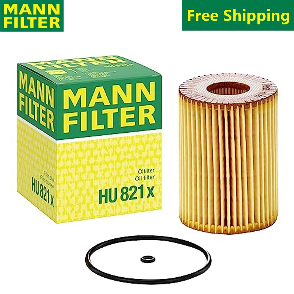MANN Oil Filter HU821X Genuine For MERCEDES BENZ & Jeep, Ryco ref R2623P