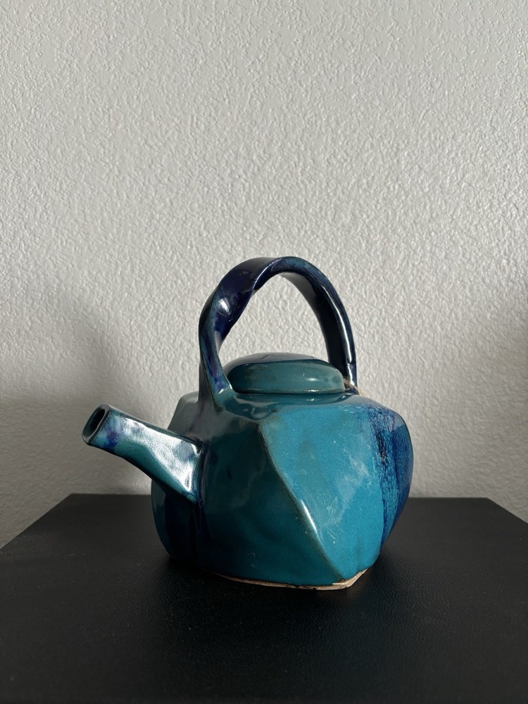 Handmade Heavy Solid Unique Pitcher Vase in Excellent Condition  