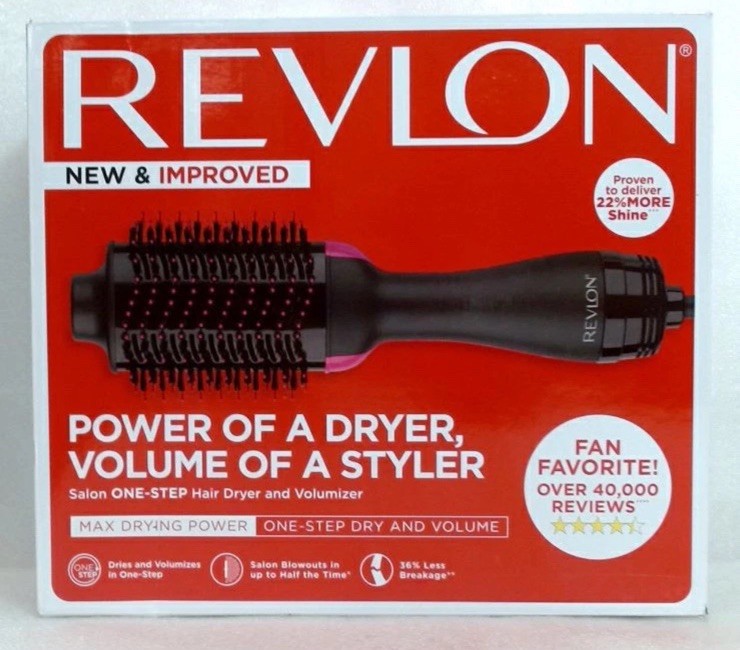 NIB REVLON One-Step Volumizer Enhanced 1.0 Hair Dryer and Hot Air Brush
