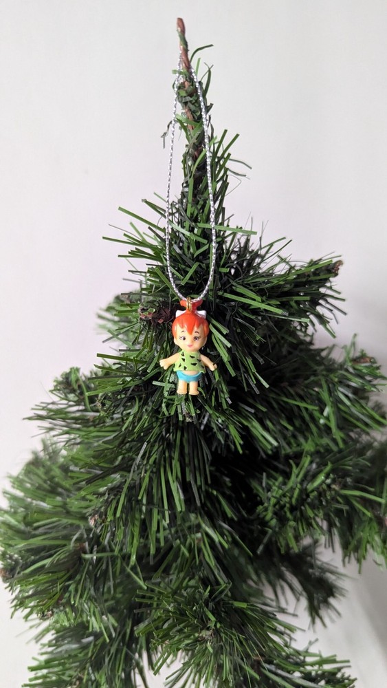 Flintstones Pebbles Mini Christmas Ornament - Custom Hanna Barbera