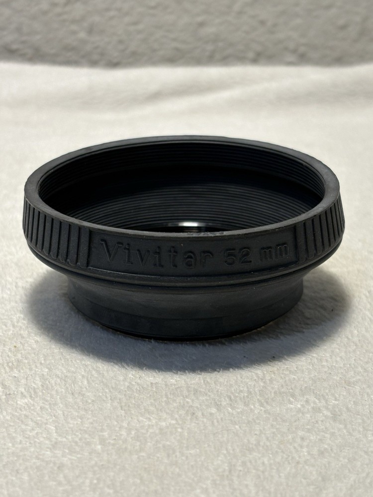 Used Wide angle Hood 52mm Collapsible Rubber Lens Hood vintage S113001 For 50mm