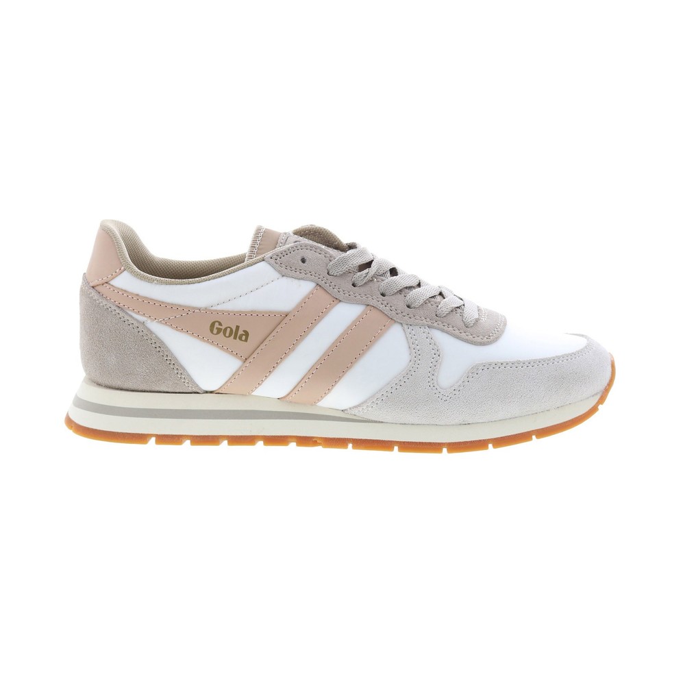 Gola Daytona Chute CLB337 Womens White Suede Lifestyle Sneakers Shoes 5
