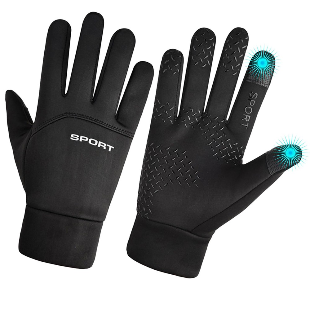 Winter Ski Gloves Men Women Snow Waterproof Gloves Liner Thermal Warm Touch S...