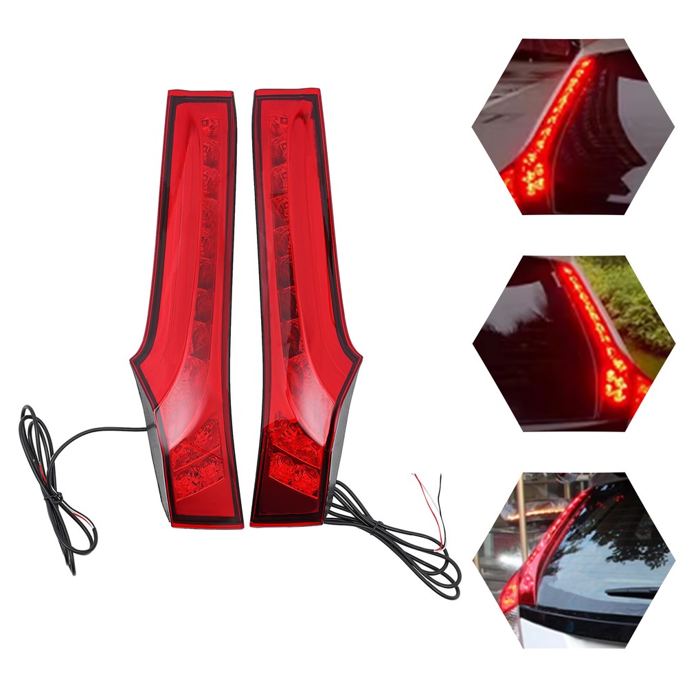 Pair LED Car Rear Trunk Pillar Light Driver & Passenger for Honda Fit 2014-2019