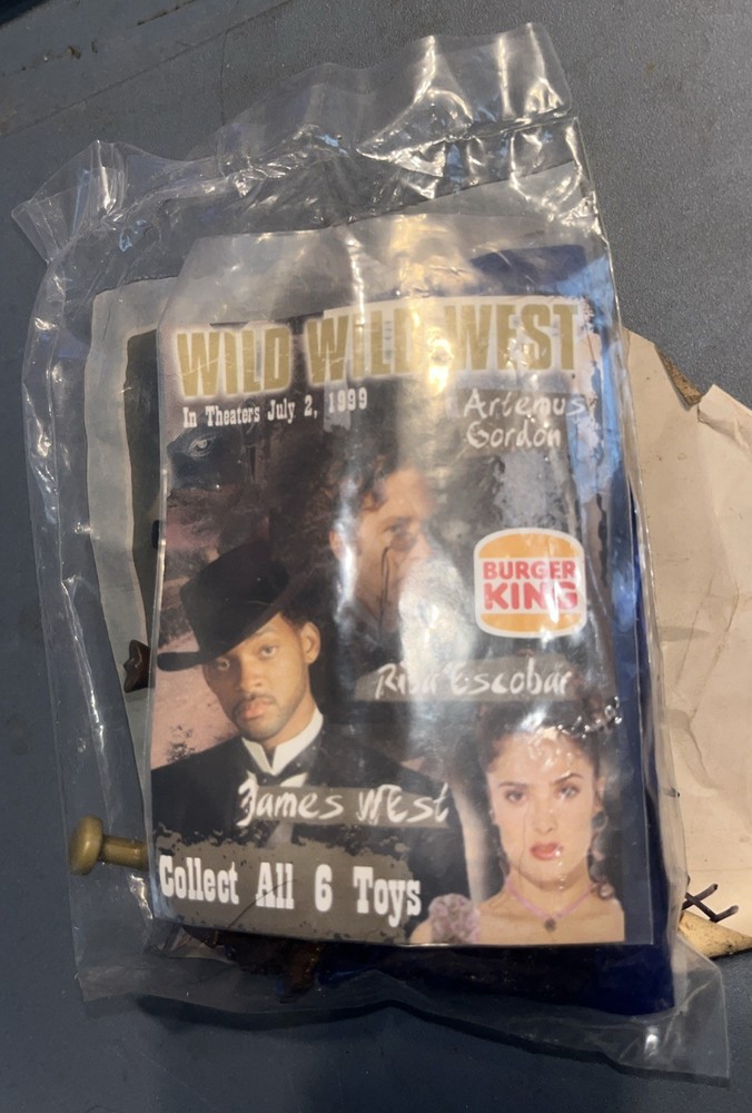 Vintage 1999 Burger King Wild Wild West Kids Meal Toy #5 Complete Open Box