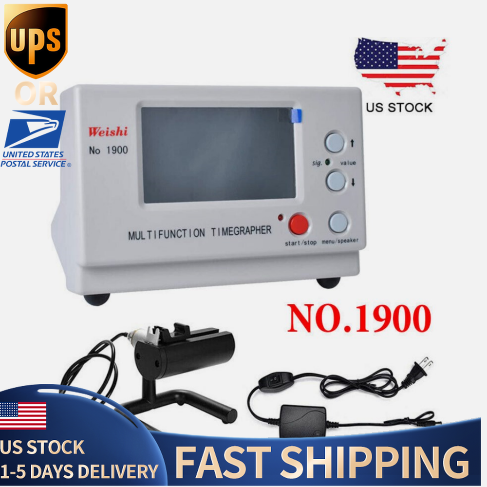 Weishi 1900 Watch Timegrapher Timing Machine for Automatic & Mechanical Watches