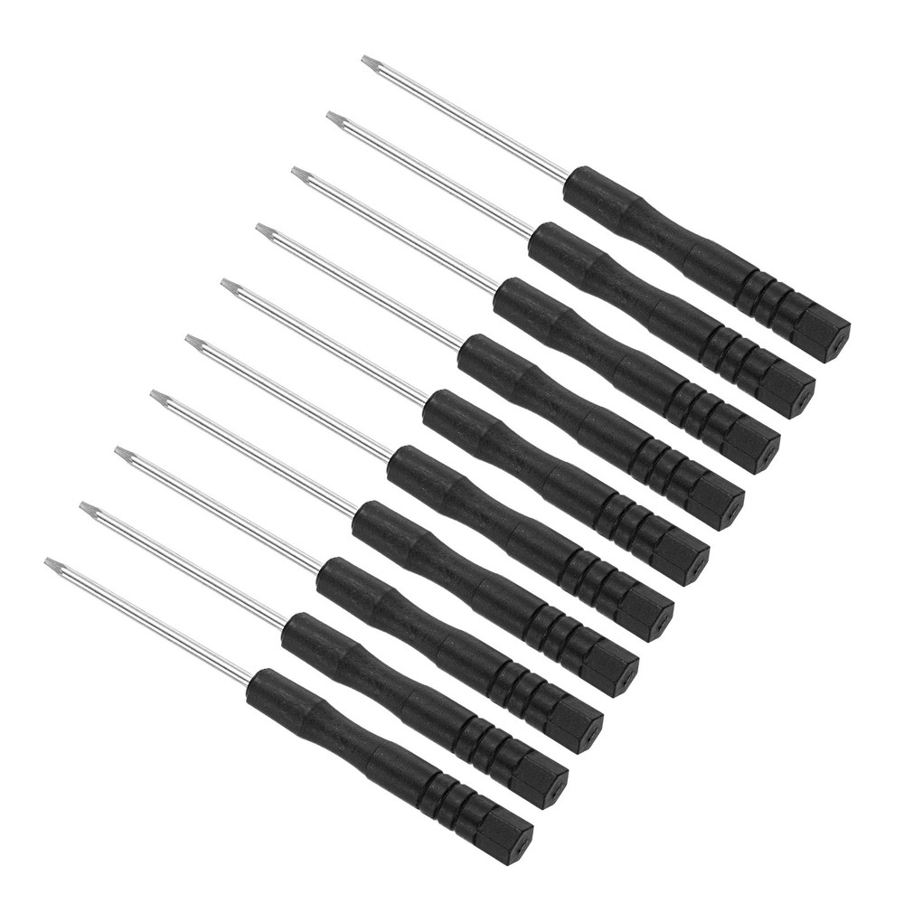 10pcs T5 Torx Screwdriver Set 80mm 6-Point with Anti-Slip Handle
