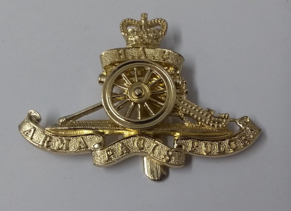 RHA HAC Badge Visor Cap Dress Hat Royal Horse & Honourable Artillery Company