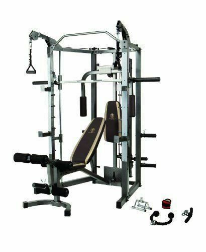 Marcy SM-4008 Smith Machine with Bench and Weight Bar
