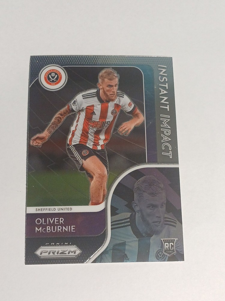 2020-21 Panini Prizm EPL Oliver McBurnie Instant Impact Soccer Card