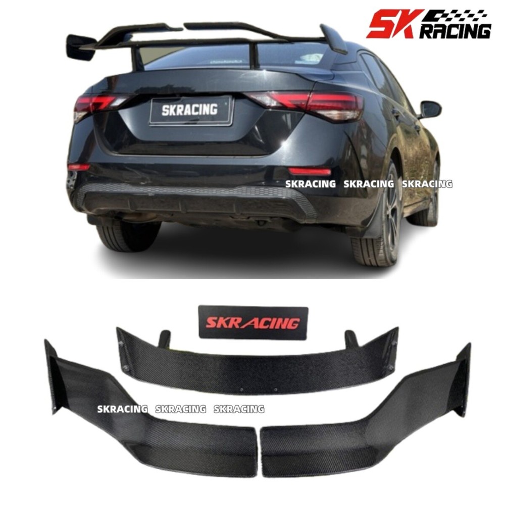 GT Style Carbon Rear Spoiler for Hyundai Elantra 2016-2020 Sedan