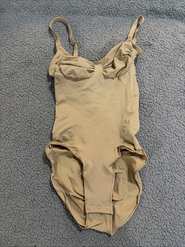 Skims Seamless Sculpt Bodysuit Brief Size M Beige
