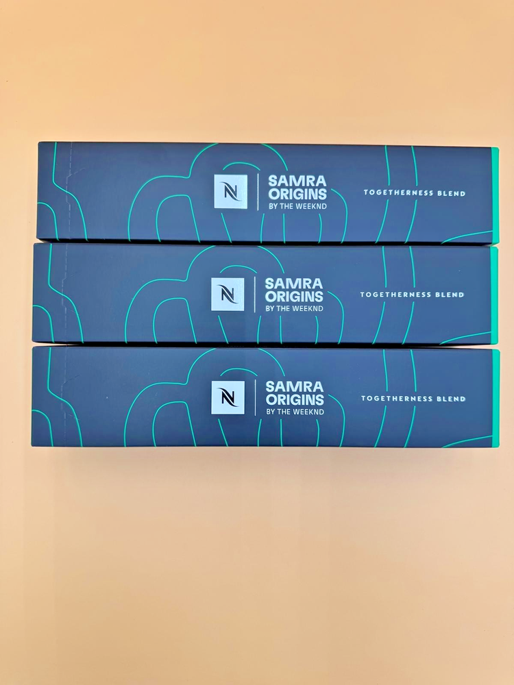 Nespresso Vertuo Samra Origins by The Weekend Togetherness 3 sleeves New- 30CT