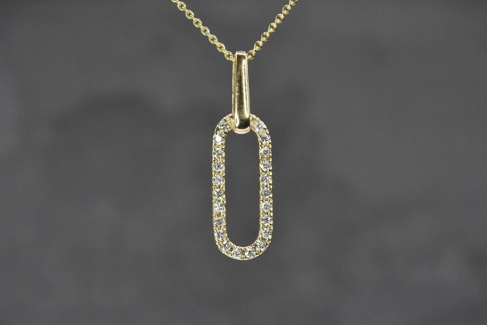 1.20Ct Round Cut Simulated Diamond Pendant in 14K Gold Plated Sterling Silver