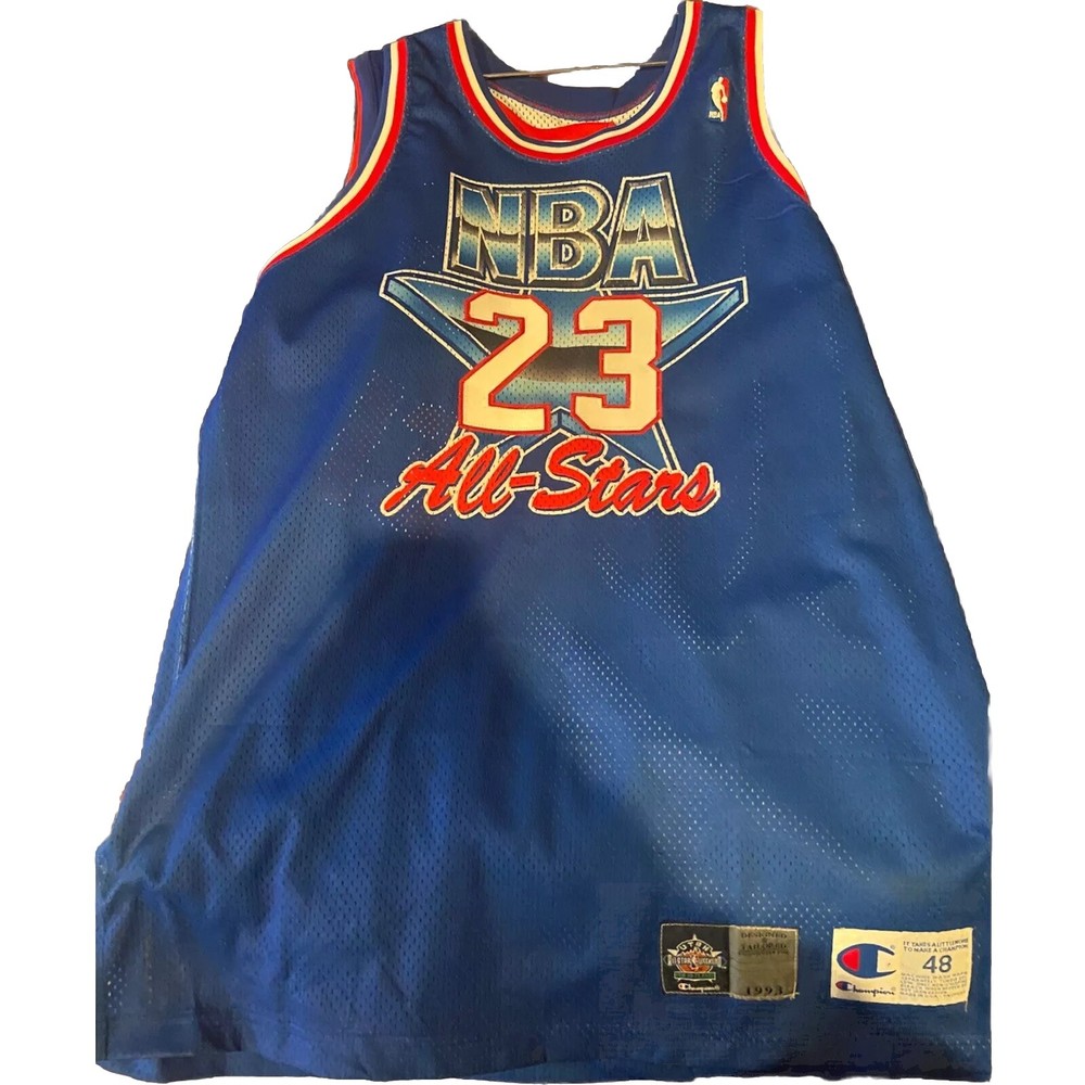 Редкая винтажная футболка Майкла Джордана 1993 NBA All Star Champion Pro Cut - *можно добавить AG*