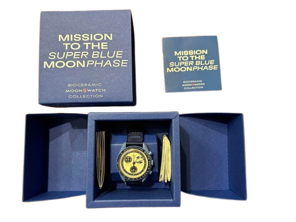 Swatch x Omega Moonswatch Mission To The Super Blue Moon Moonphase SO33N700
