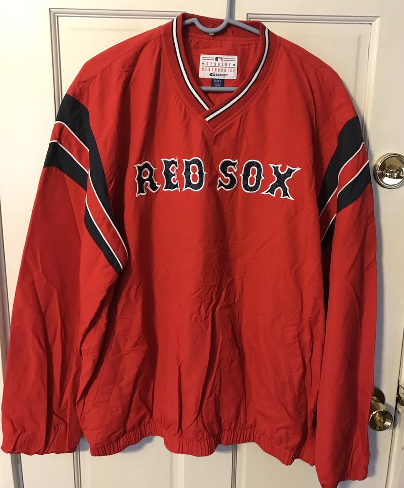 Boston Red Sox G111 Apparel Pullover Jacket Size Men XL!!!