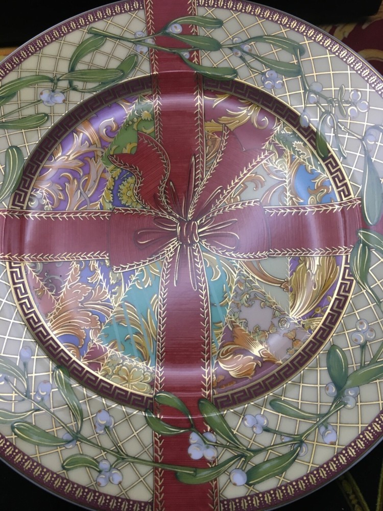 Versace Christmas Magic Plate Rosenthal  18cm Rare 7