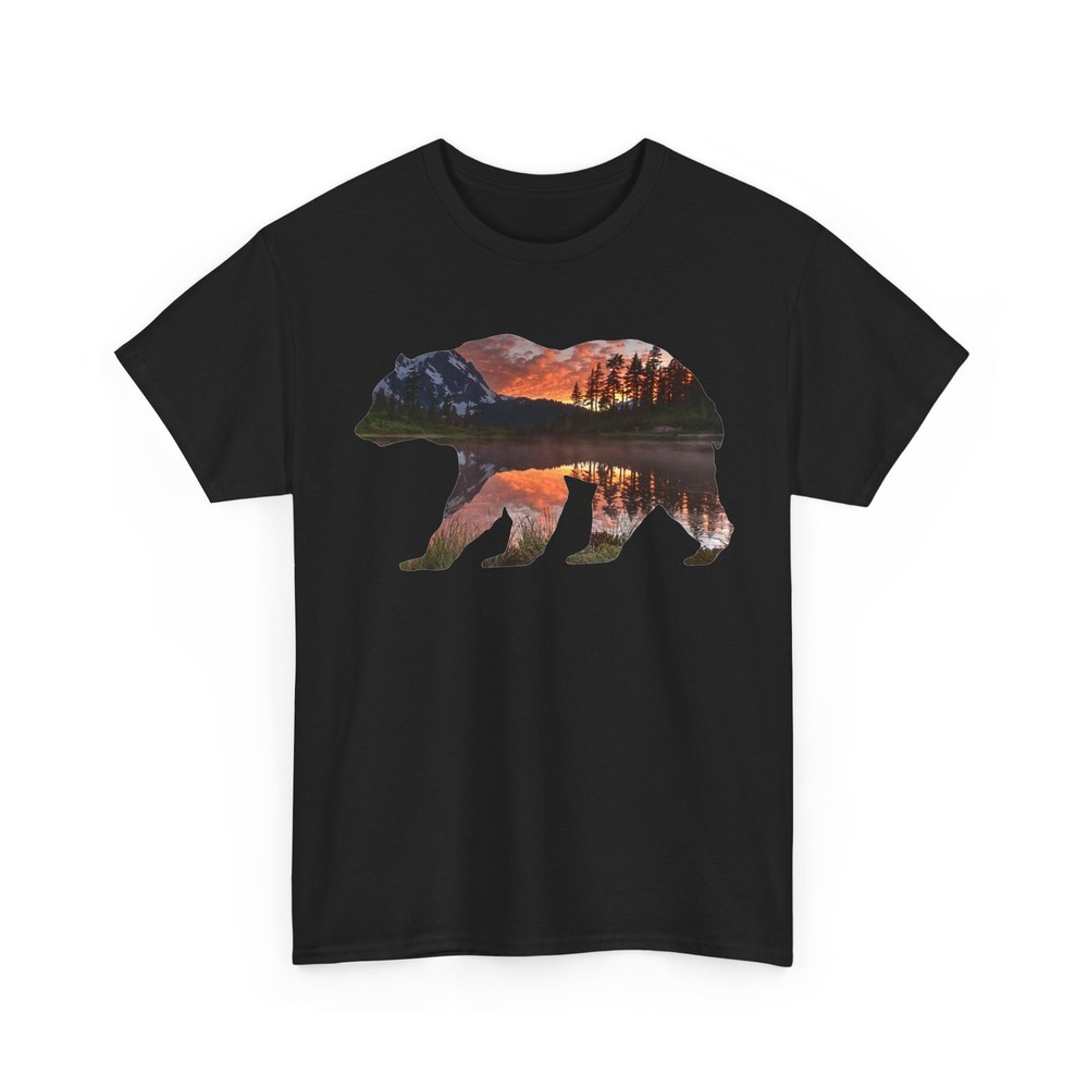 Bear Wildlife T-Shirt, Nature Wildlife Lovers Forest Tree Women Men Shirt