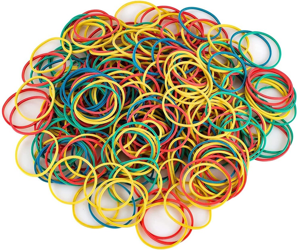 700PCS Multicolor Rubber Bands,Assorted Color Rubber Bands,Sturdy,Heat Resist...