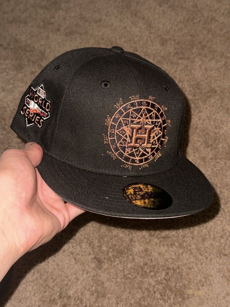 Houston Astros 2022 World Series Champions Side Patch Fitted Hat Size 7