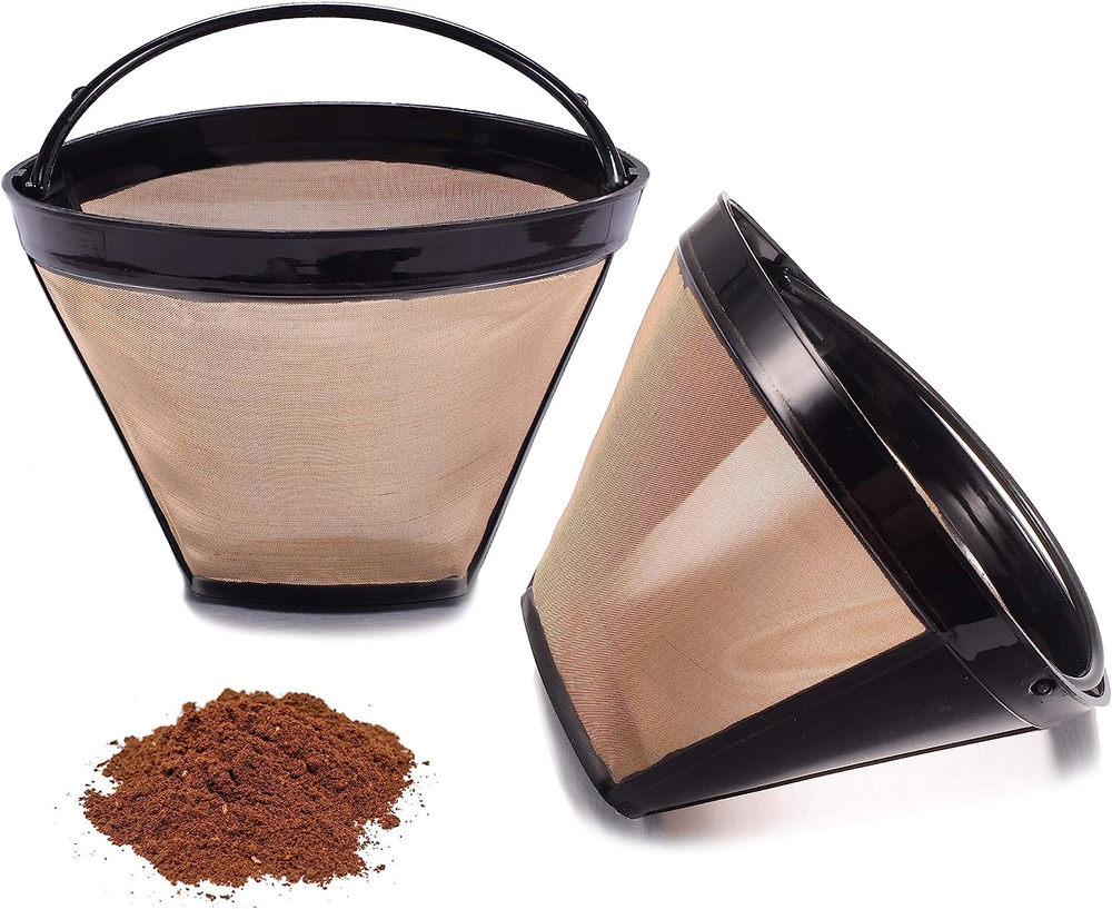 Reusable No.4 Cone Filters for Ninja Coffee Bar Brewer Replacement  