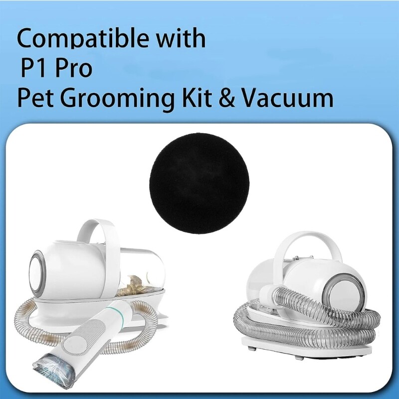 6x Pet Grooming Vacuum HEPA Filter Sponge Replacement Parts