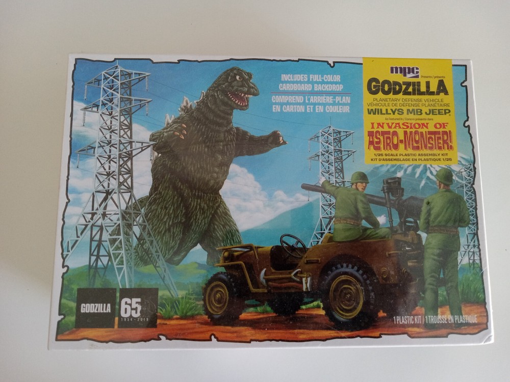 Godzilla Invasion of Astro Monster MPC Classic model kit NEW Sealed