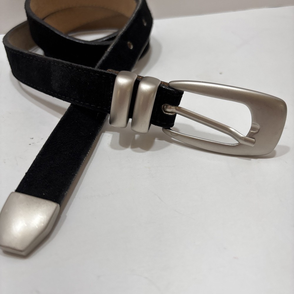 Vintage Italian Suede Leather Lrg Size Belt. Streets Ahead #10220