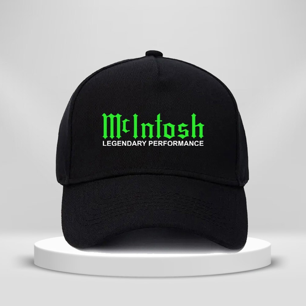 McIntosh Amplifiers Logo Print Hat 5-Panel Baseball Cap Unisex Adult
