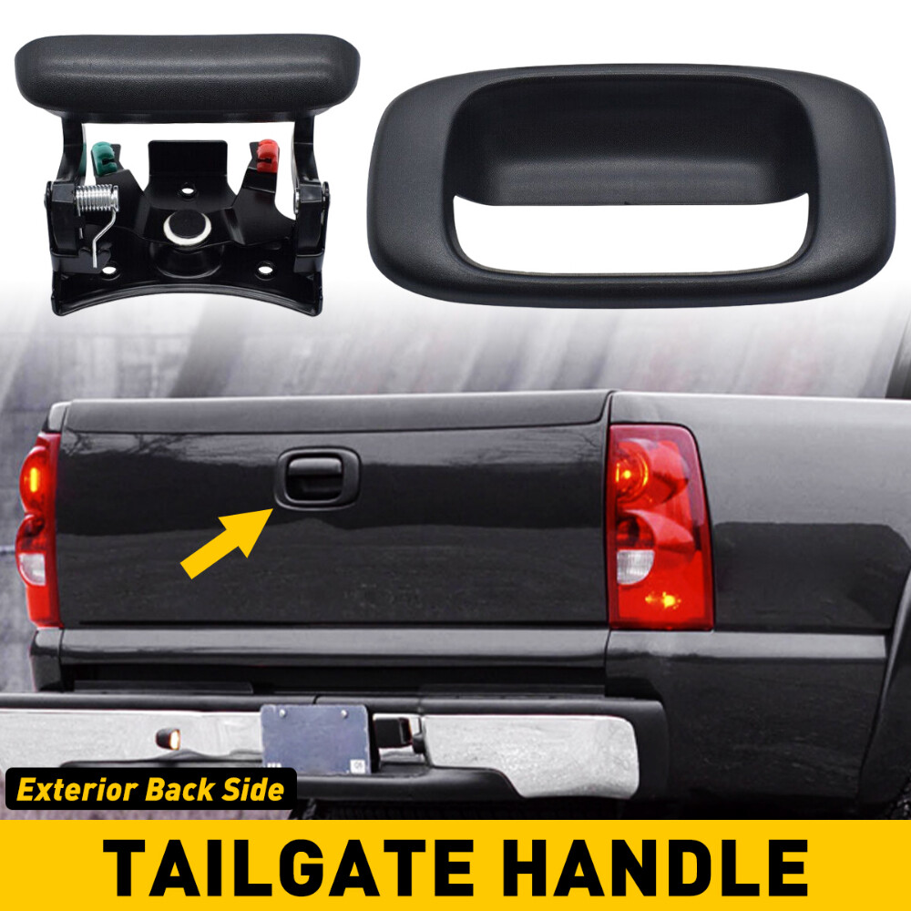 15997911 Tailgate Handle w/ Bezel Clips Fit Chevy Silverado GMC GM1915105 M