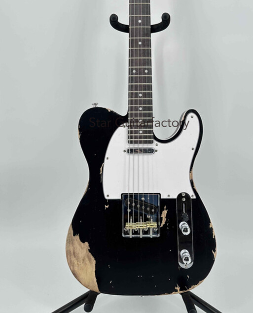 6-String Esquire Relic TeLe Electric Guitar Alder Body Maple Fretboard Fast ship