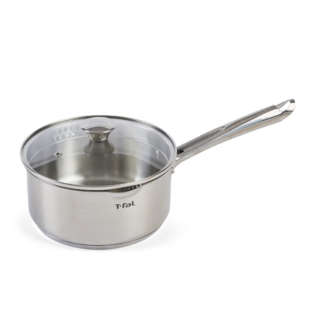 Stainless Steel Sauce Pan with Lid 3 Quart Capacity Induction Ready Cookware