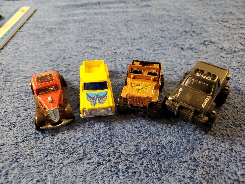 VINTAGE Hot Wheels Mattel MATCHBOX  Cars TRUCKS  (LOT OF 4)